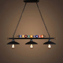 lustre rétro pour bar et billard décoration créative nostalgique