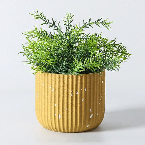 moule en silicone pour pot de fleurs design vertical en béton - vue 4 sur 9