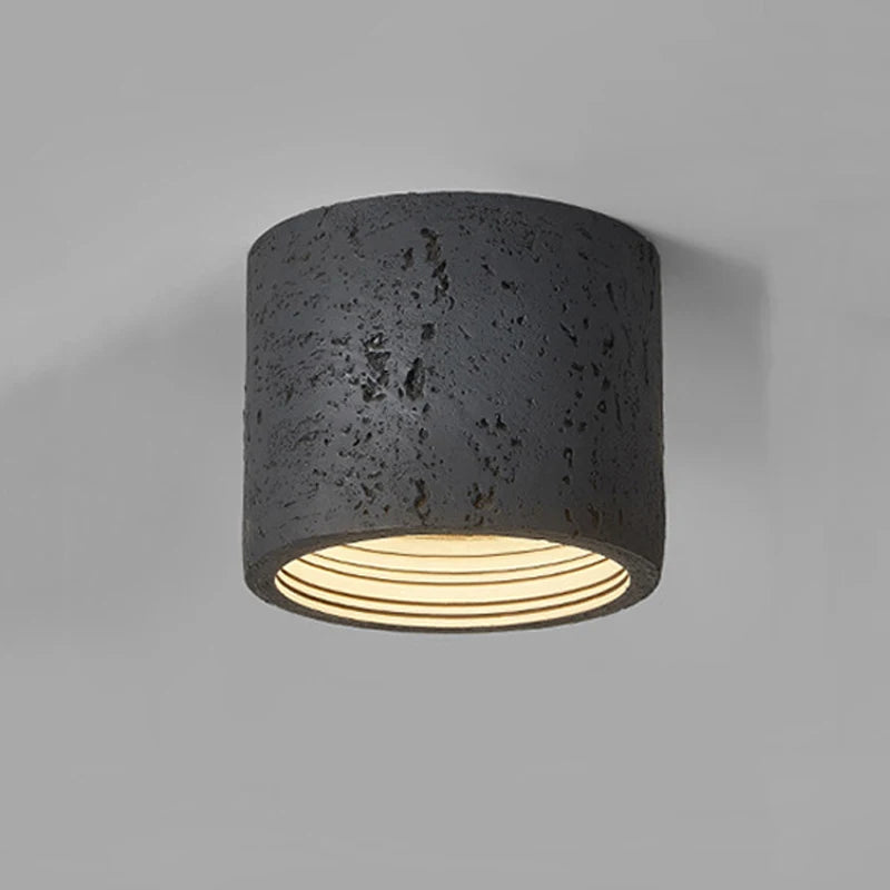 Wabi Sabi – spot lumineux Led en ciment rouge - vue 4 sur 16