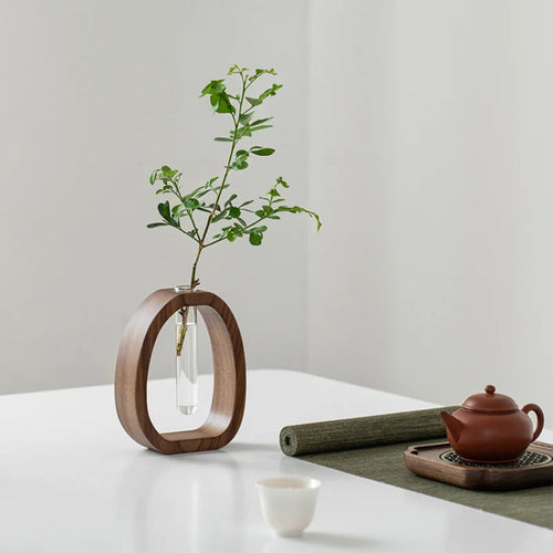 ustensile en bois massif pour arrangement floral créatif et simple - vue 4 sur 7
