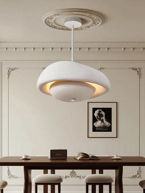 lustre nordique wabi sabi led pour décoration maison - vue 2 sur 9