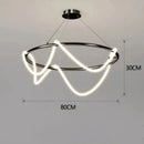 lustre design nordique à led intensité variable pour intérieur