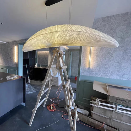 Lustre en tissu marin de luxe style voilier - vue 5 sur 14