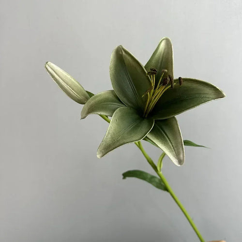 branche de lys artificielle décoration florale pour intérieur - vue 9 sur 11