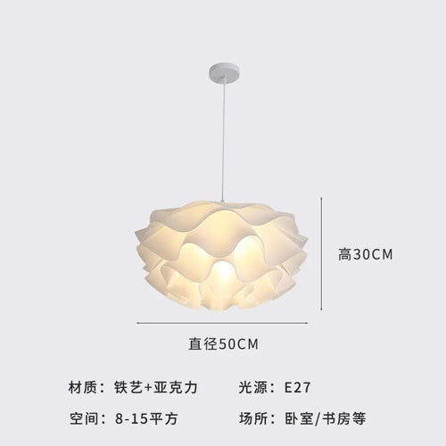 Lustre romantique maître filles nordique créatif moderne fleurs décor mariage - vue 9 sur 11