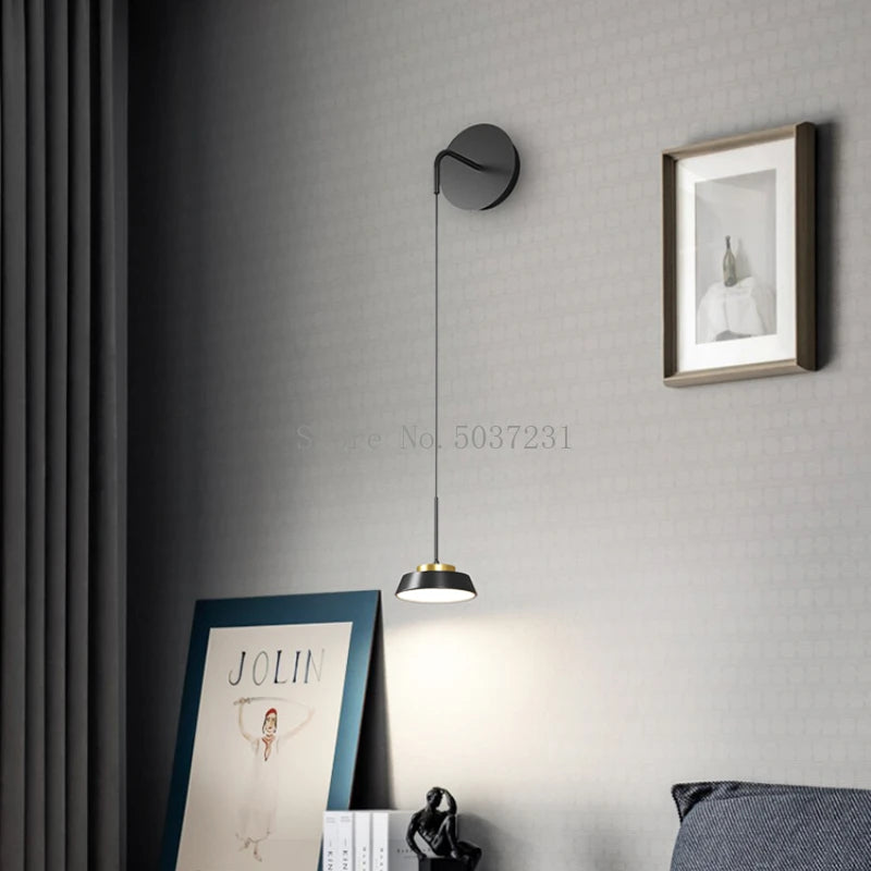 suspension moderne minimaliste en luxe noir design élégant - vue 6 sur 18