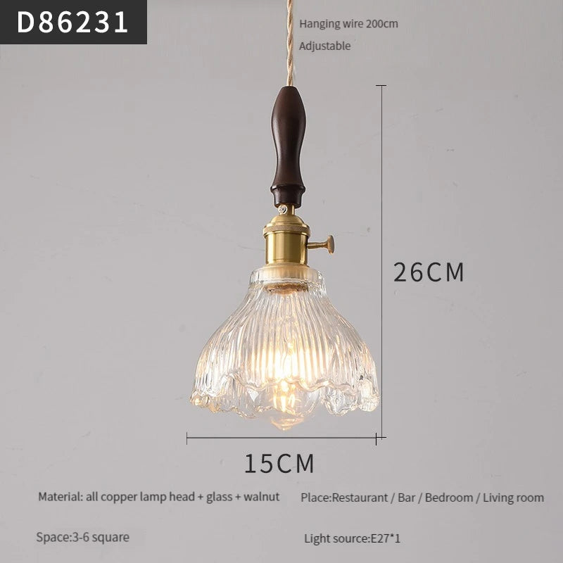 suspension moderne en laiton et verre pour intérieur - vue 14 sur 30