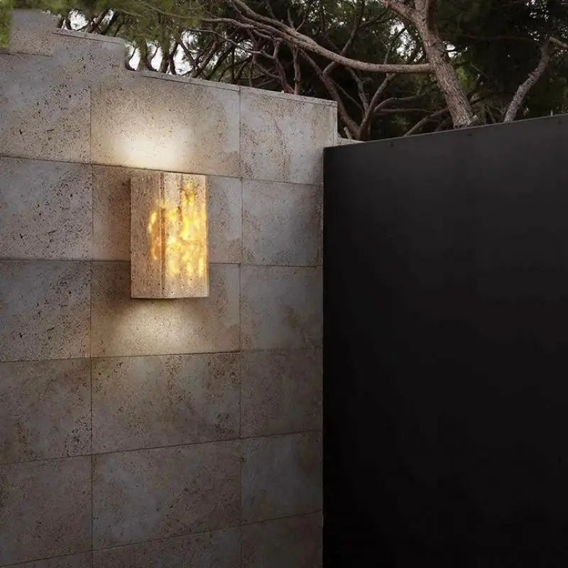 applique murale led en marbre art déco pour intérieur et éclairage décoratif - vue 1 sur 7
