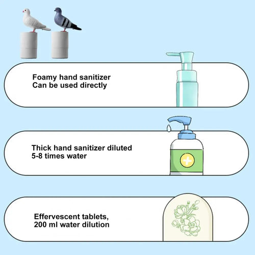 distributeur de savon pigeon automatique sans contact en mousse hygiénique - vue 5 sur 8