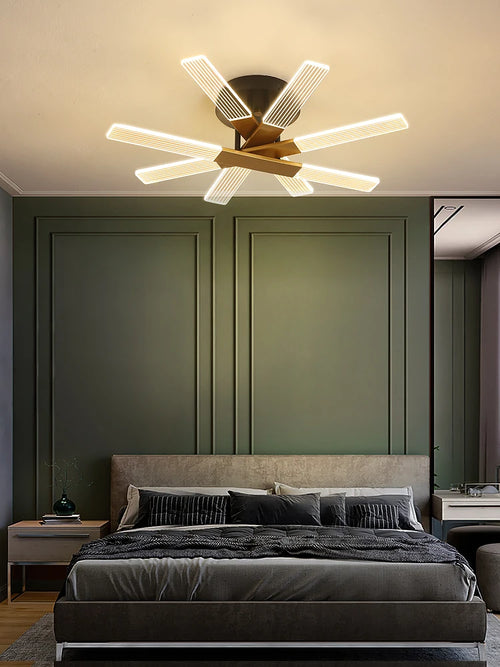 plafonnier led design en acrylique pour intérieur élégant - vue 6 sur 9