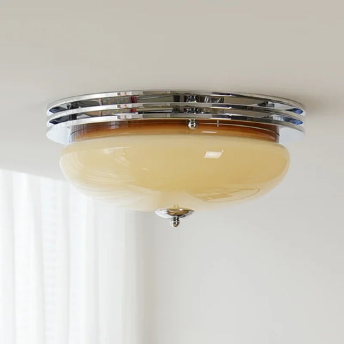 plafonnier médiéval rétro en verre pour éclairage intérieur - vue 2 sur 7