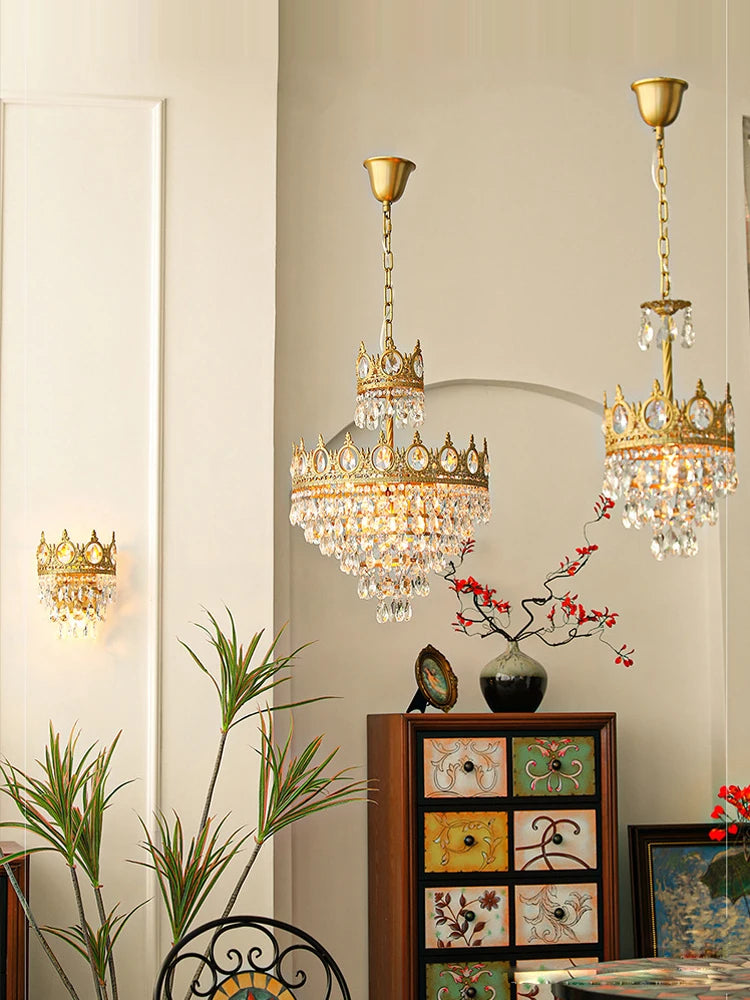 lustre en cristal k9 dimmable pour un éclairage élégant - vue 3 sur 16