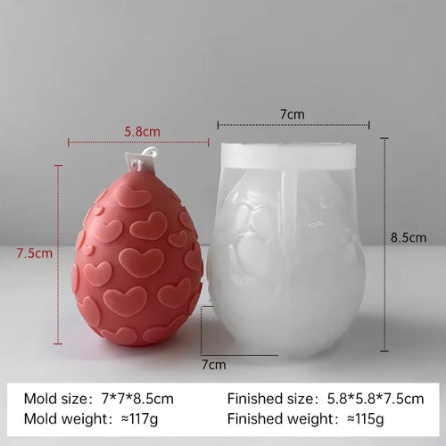 moule à bougie en silicone pour œufs de pâques à créer soi-même - vue 12 sur 21