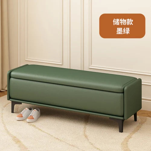 banc à chaussures nordique de luxe pour le rangement - vue 8 sur 15