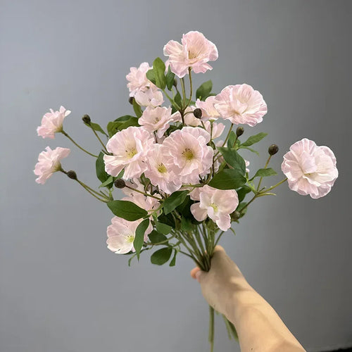 simulation marguerite en soie fleurs artificielles pour décoration intérieure - vue 3 sur 13
