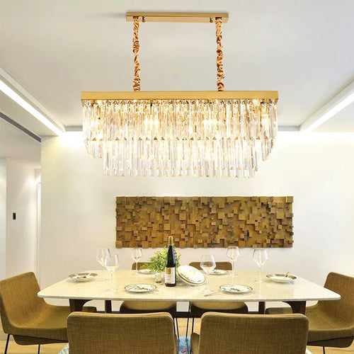 lustre moderne double couches en led pour décoration élégante - vue 3 sur 9
