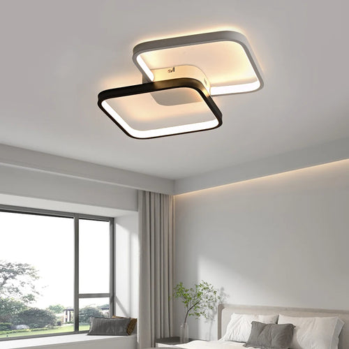 lustre créatif noir et blanc pour décoration intérieure - vue 5 sur 16