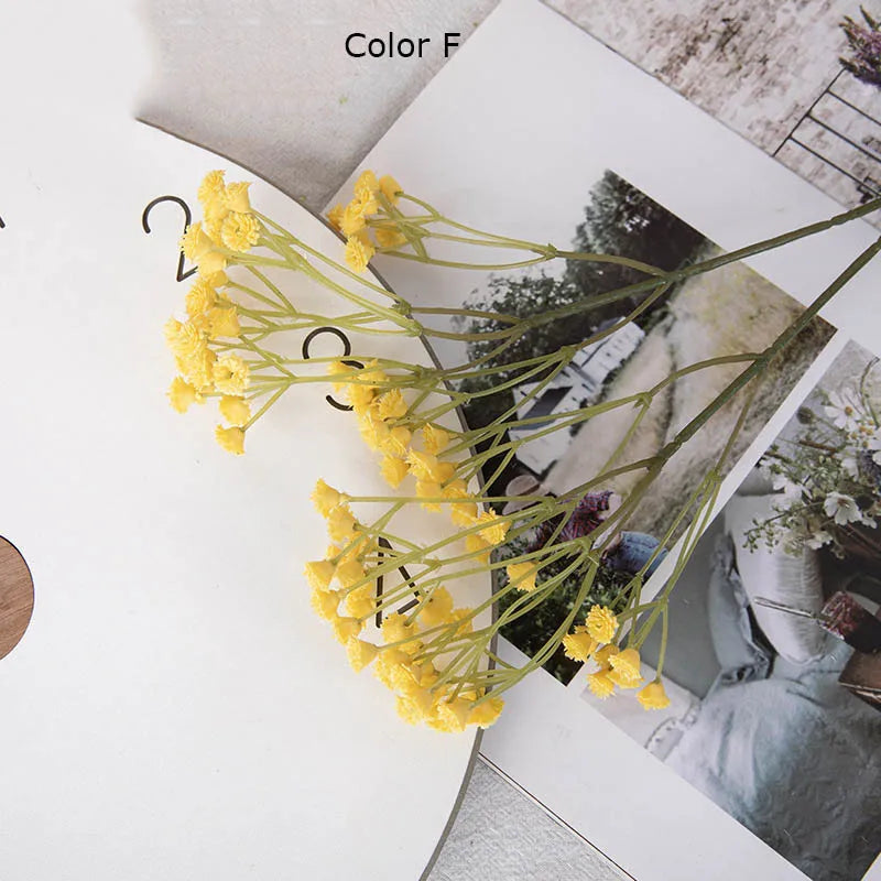 90 têtes de fleurs artificielles pour décorations variées et bricolage - vue 9 sur 12