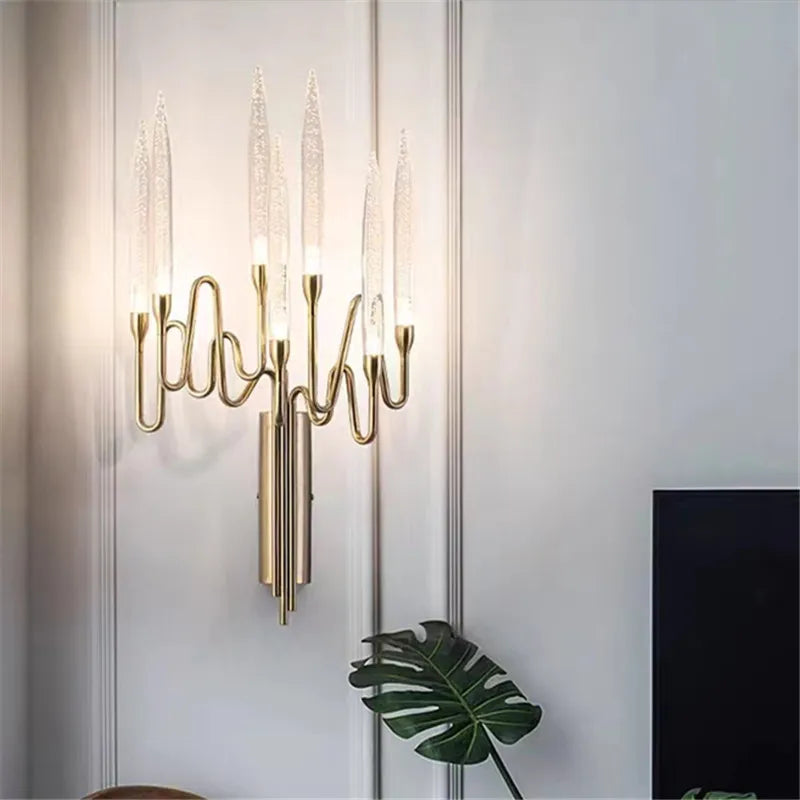 applique murale en cristal design lumineux pour intérieur élégant - vue 1 sur 22