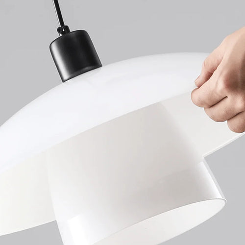 lustre led moderne soucoupe volante décoration hôtel bar art créatif - vue 6 sur 8