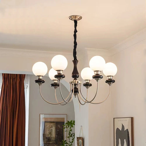 lustre médiéval en verre pour décoration intérieure élégante - vue 4 sur 11
