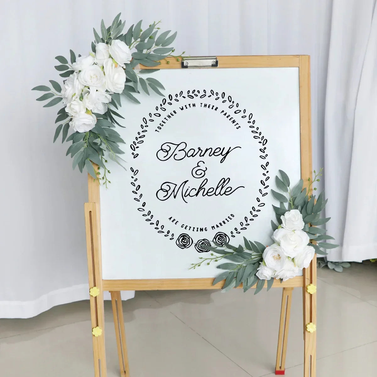 kit de fleurs artificielles pour décorations de mariage boho et accueil - vue 2 sur 8