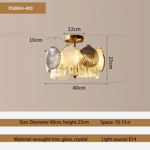 lustre design moderne cristal français led créatif