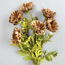 lot de 2 coquelicots artificiels pour décoration de fêtes et festivals