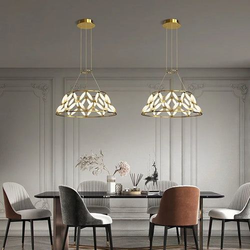 lustre nordique moderne lampe led créative pour décoration intérieure - vue 5 sur 13