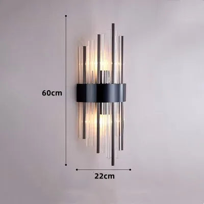 applique murale en cristal design pour éclairage moderne de la maison - vue 12 sur 21