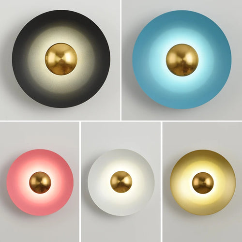 applique murale led en fer au design minimaliste moderne - vue 2 sur 11