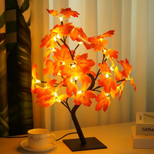 Lampe LED en forme de feuille d'érable - vue 3 sur 5