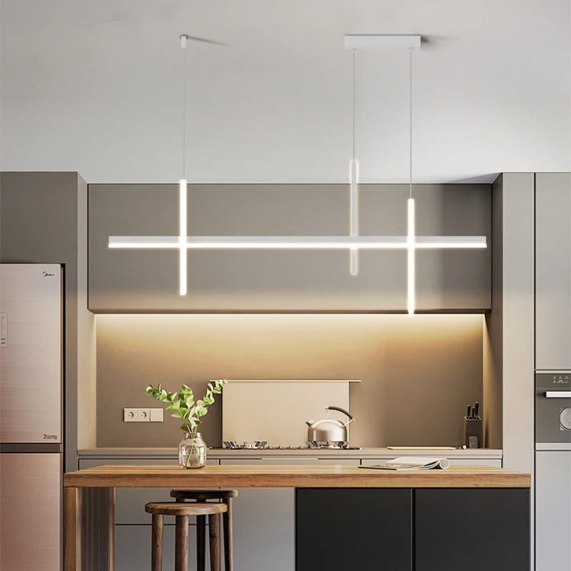 suspension led design moderne pour décoration intérieure artistique - vue 3 sur 11