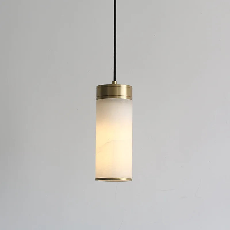 suspension en jade vintage avec abat-jour en marbre pour décoration intérieure