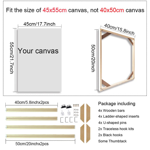 cadre mural en bois pour toiles et peintures décoratives - vue 18 sur 30