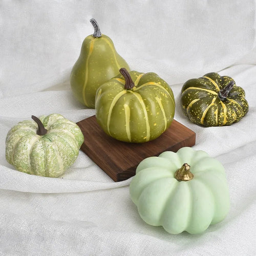 citrouilles décoratives en mousse pour Halloween et automne - vue 3 sur 22