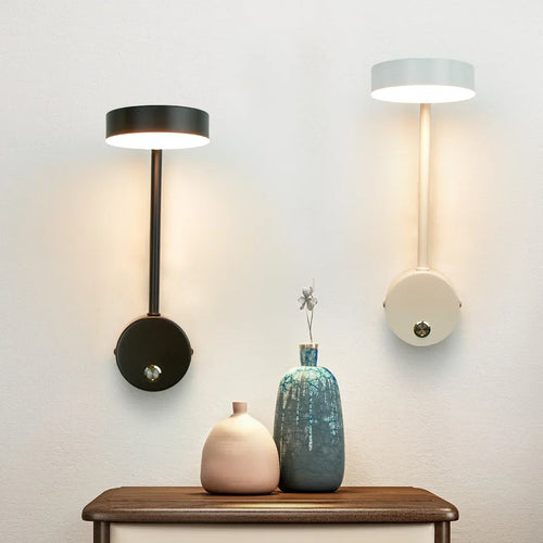 applique murale led moderne éclairage rotatif pour intérieur décoratif - vue 4 sur 18