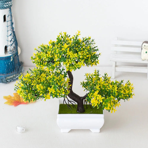 plantes artificielles décoratives bonsaï en pot pour jardin zen - vue 25 sur 25