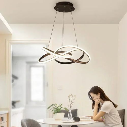 lustre suspendu led moderne pour décoration maison - vue 5 sur 20