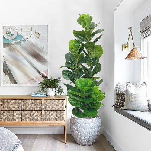 plantes artificielles ficus grande taille pour décoration intérieure et extérieure - vue 2 sur 19