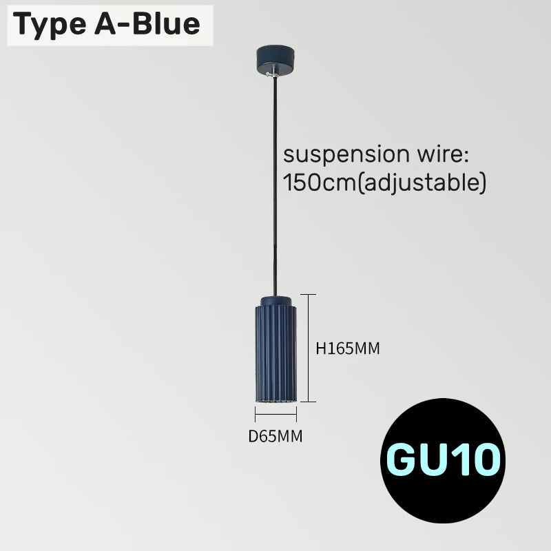 suspension Minimalisme moderne LED colorée Art - vue 10 sur 16