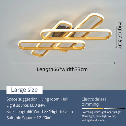 lustre moderne à LED design créatif pour intérieur - vue 11 sur 10