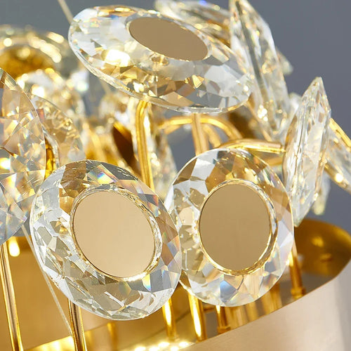 lustre en cristal design italien pour décoration intérieure élégante - vue 6 sur 8