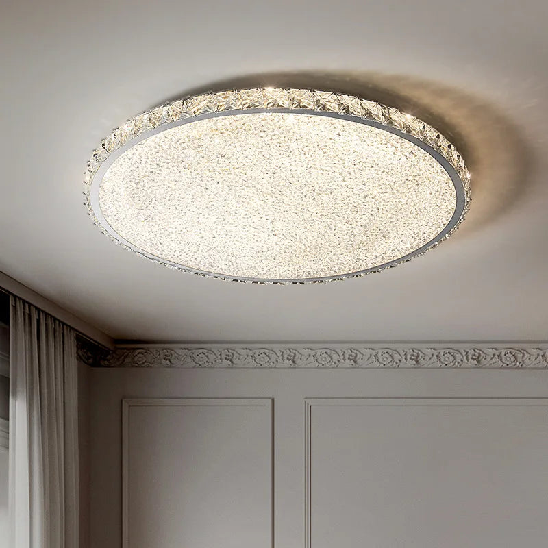 plafonnier en cristal design moderne luminaire décoratif - vue 3 sur 14