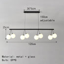 lustre moderne en verre éclairage suspendu réglable design élégant