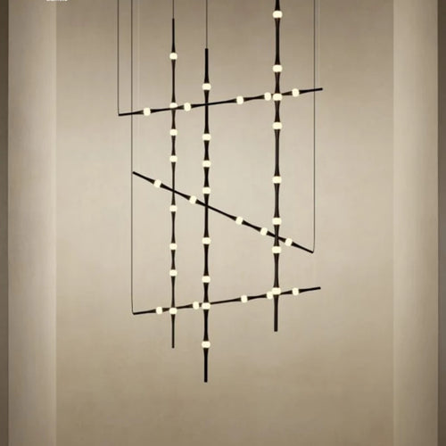 lustre led moderne design espagnol minimaliste pour intérieur élégant - vue 4 sur 14
