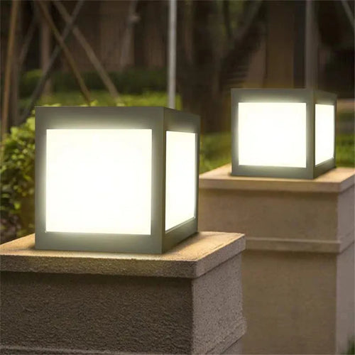 lanterne solaire colonne décorative pour jardin et extérieur - vue 4 sur 20