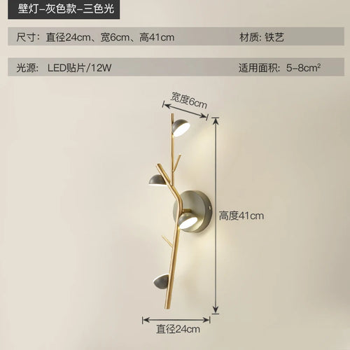 applique murale led moderne et créative pour intérieur décoratif - vue 8 sur 8