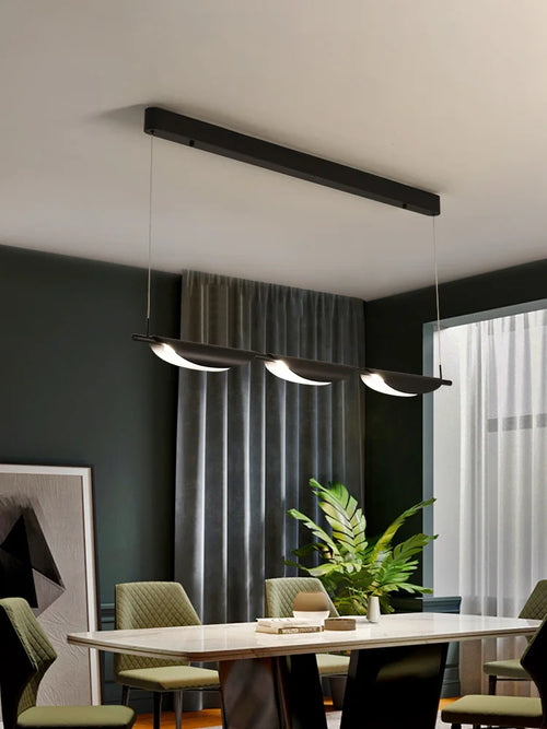 lustre moderne à gradation pour éclairage suspendu élégant - vue 2 sur 12