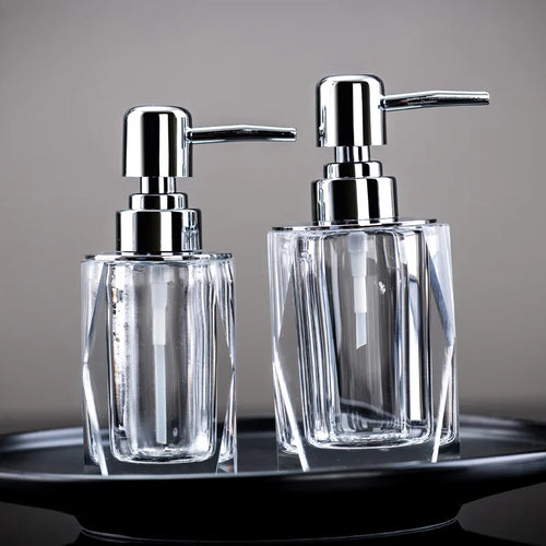 distributeur de savon en verre pour salle de bain créatif et pratique - vue 3 sur 12